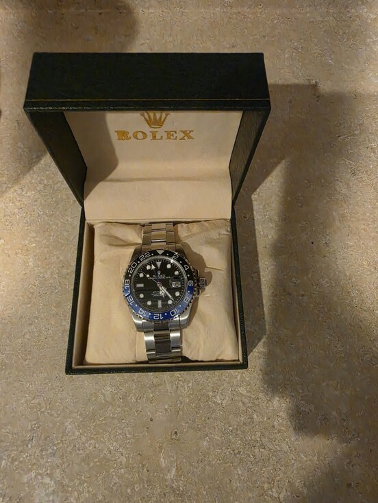 Rolex Other - Rolex GMT-Master II Black Dial with Blue and Black Bezel